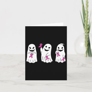 Carte Ribbon Sensibilisation au cancer du sein Fantôme F