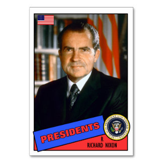 Carte Richard Nixon de baseball