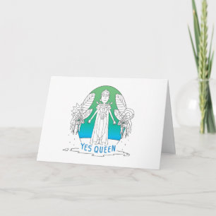 Carte RICK ET MORTY™  Oui Reine