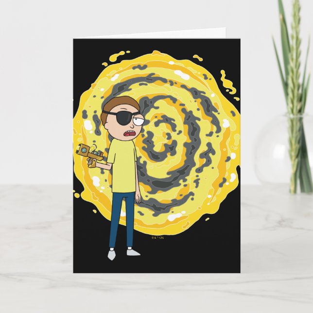 Carte RICK ET MORTY™ | Portail Evil Morty (Devant)