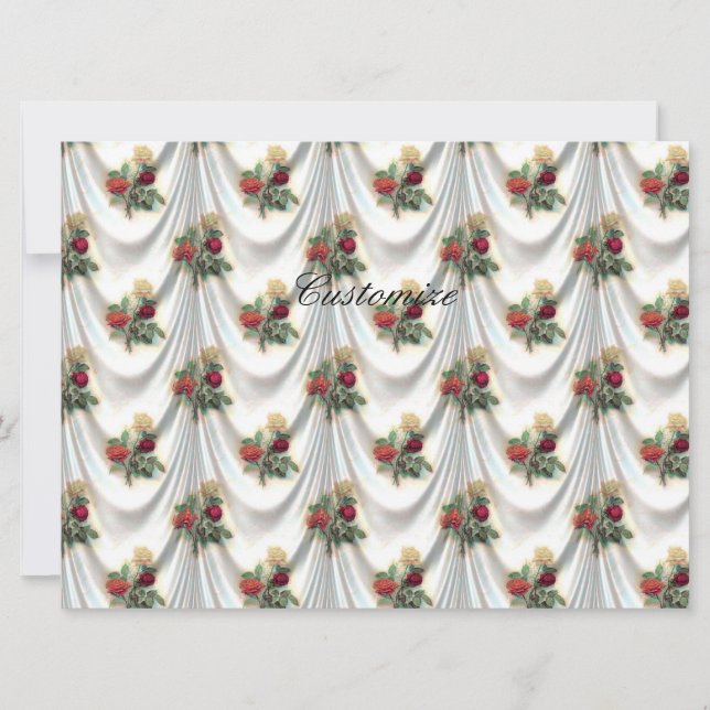 Carte Rideau de rose rouge Thunder_Cove (Devant)