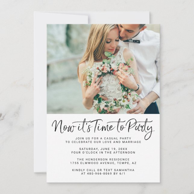 Carte Rien de fantaisiste, juste de l'amour | Réception  (Devant)