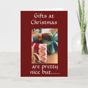 CARTE *RIEN NE BATTRE FAMILLE ET AMIS* À NOËL