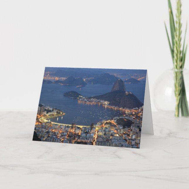 Carte Rio de Janeiro, Brésil (Devant)