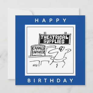 Carte Rire en boîte Théâtral Dessin animé