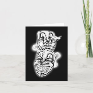 Carte Rire Maintenant Pleurer Plus Tard Chicano Tattoo F