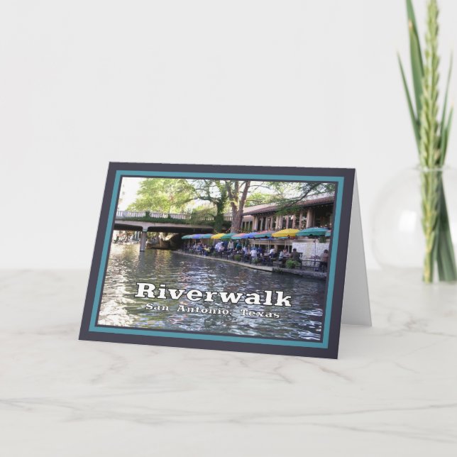 Carte Riverwalk-San Antonio, TX/photography (Devant)
