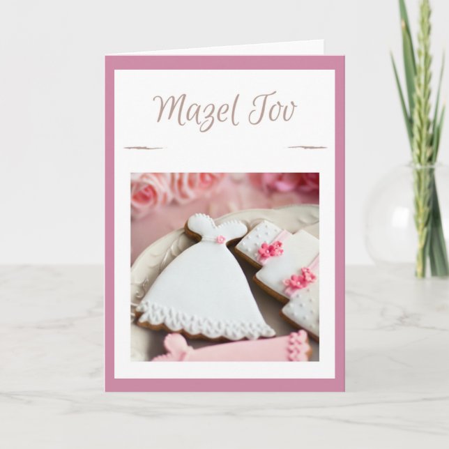 Carte Robe de mariage (Devant)