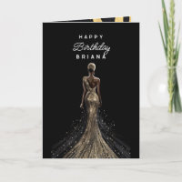 Robe dorée pétillante à dos de fille anniversaire