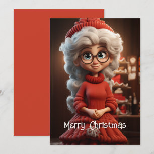 Carte Robe Mme Claus Knit