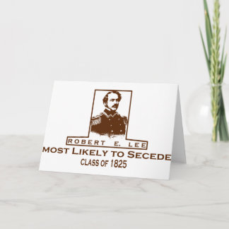 Carte Robert E. Lee très probablement à faire cécession