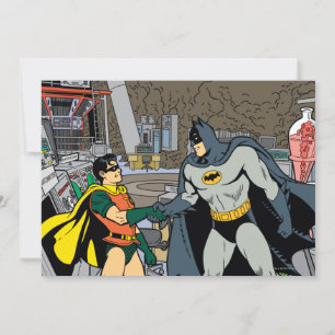 Carte Robin Et Batman Handshake