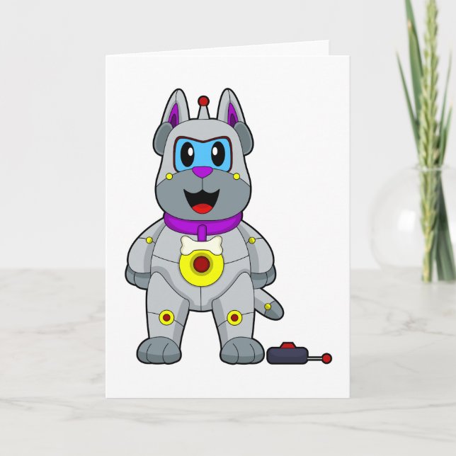 Carte Robot de chien (Devant)