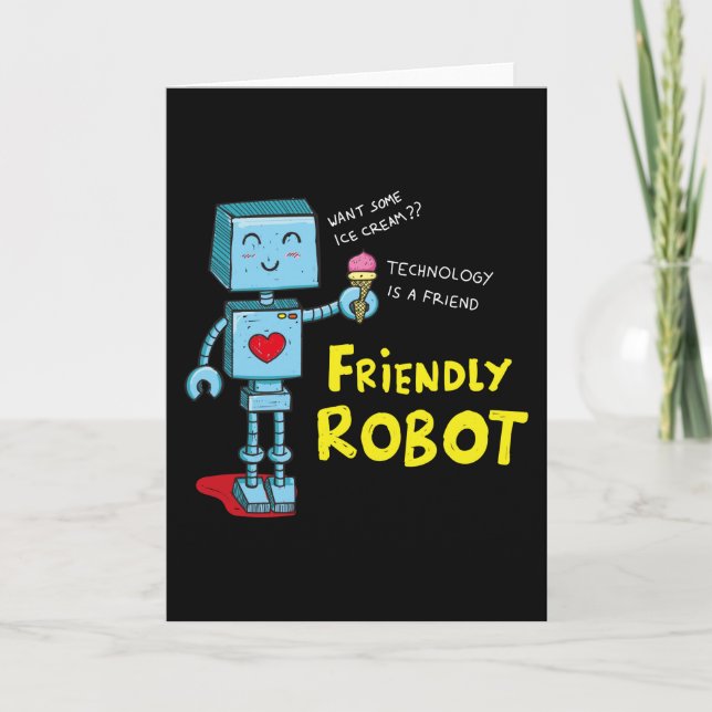 Carte Robot mignon (Devant)