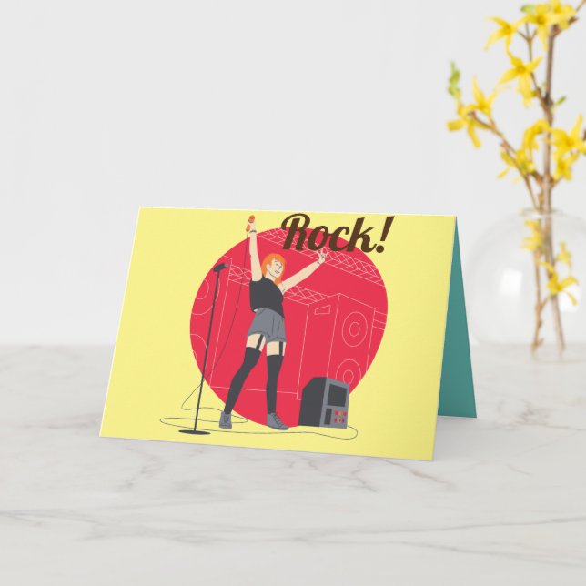 Carte Roche! (Fleur jaune)