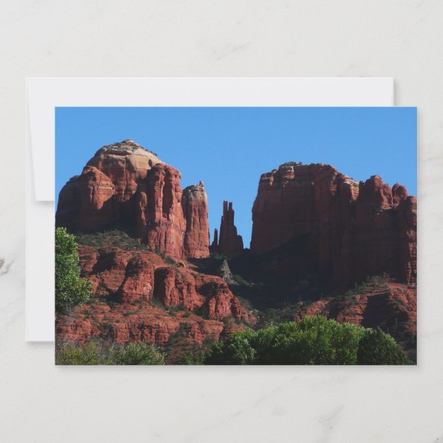 Carte Rocher de la Cathédrale à Sedona Arizona Monument (Devant)