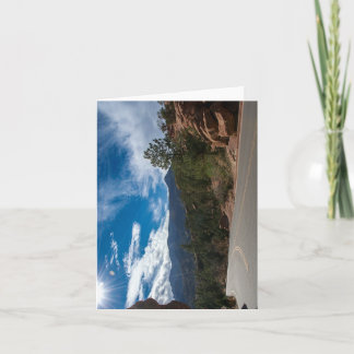 Carte Rochers rouges et Montagnes Rocheuses