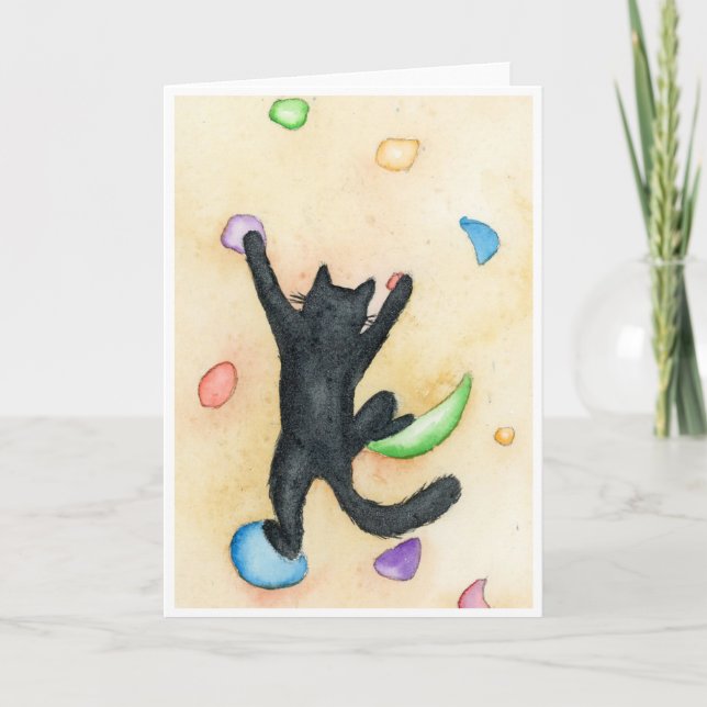 Carte Rock Climbing Cat (Devant)