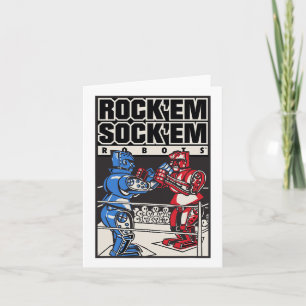 Carte Rock em Sock em Robots Boxing Ring