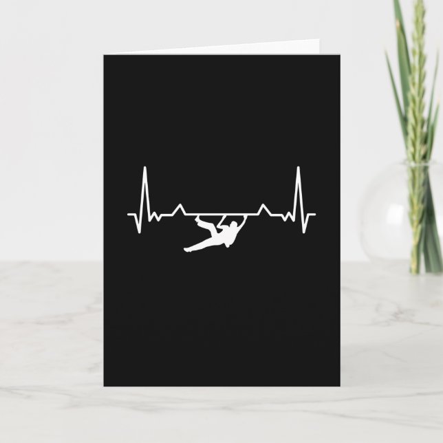 Carte Rock Escalade Heartbeat (Devant)