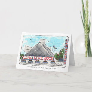 Carte Rock & Roll Hall of Fame Folded Notecard