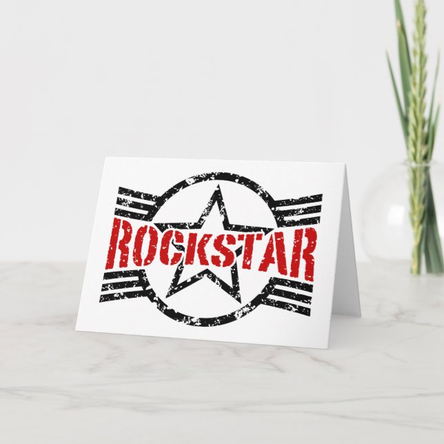 Carte Rockstar (Devant)