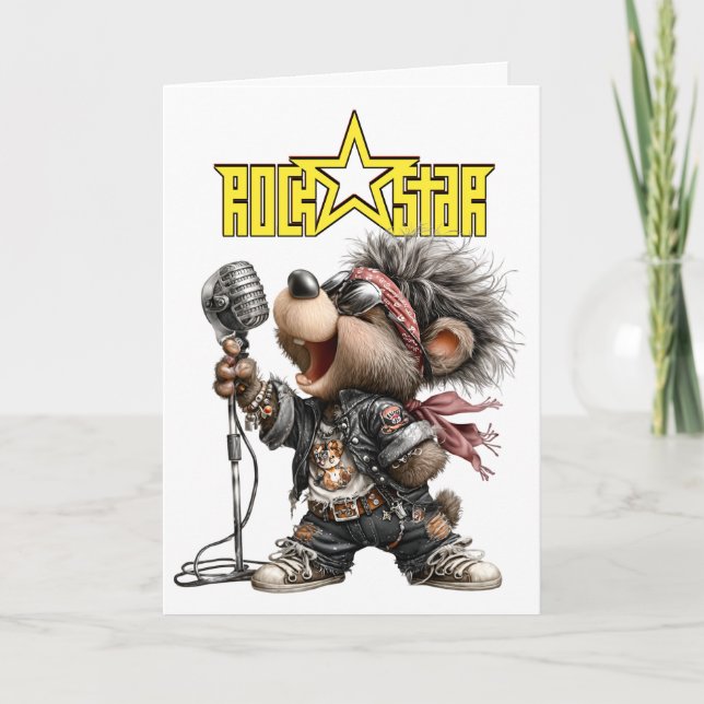 Carte ROCKSTAR Card (Devant)