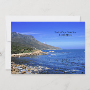 Carte Rocky Cape Coastline, S. Africa,