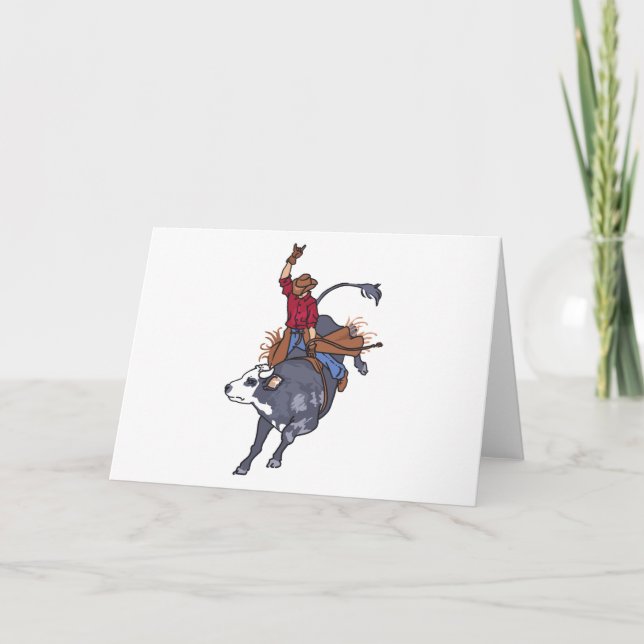 Carte Rodeo Bull Rider (Devant)