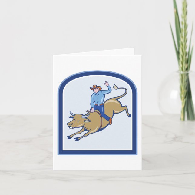 Carte Rodeo Cowboy (Devant)