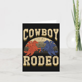 Carte Rodéo du Texas Western Equestria Horseback Rid