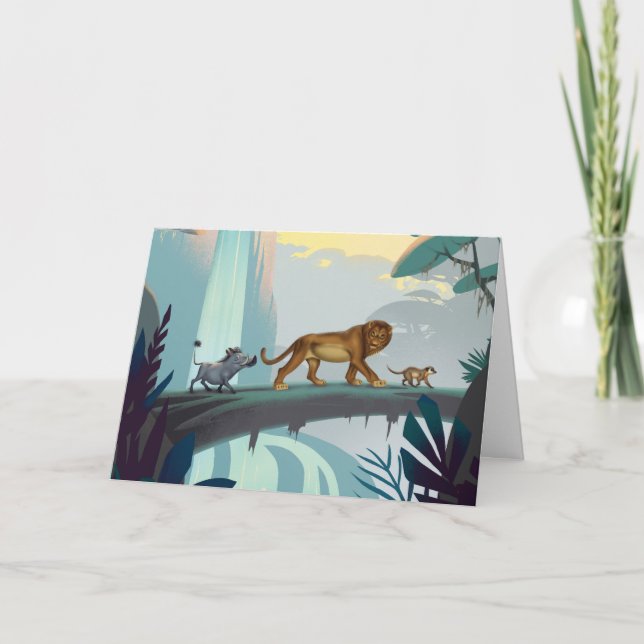 Carte Roi Lion| Journal des passages à niveau de Pumbaa, (Devant)