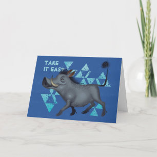 Carte Roi Lion  Pumbaa The Warthog