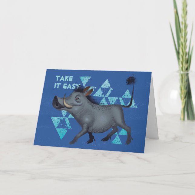 Carte Roi Lion| Pumbaa The Warthog (Devant)