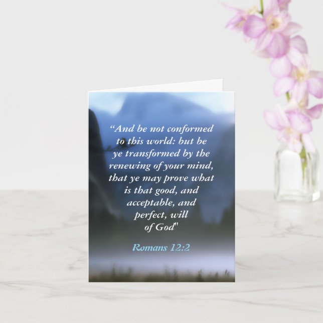 Carte Romains 12:2 (Orchidée)