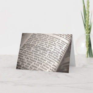 Carte Romans 12:12 [Carte de voeux]