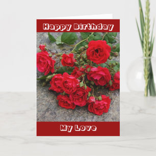 Carte Romantic birthday card