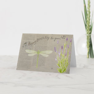 Carte romantique de joyeux anniversaire