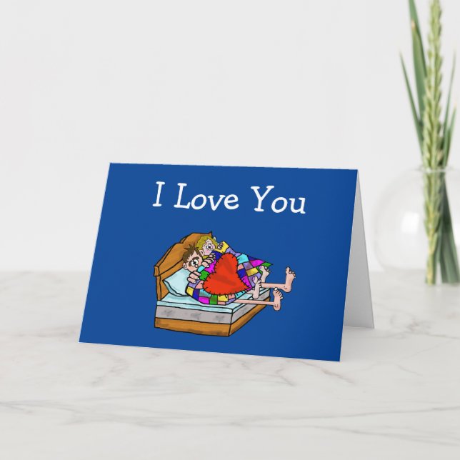 Carte romantique de la Saint-Valentin de Cold Feet (Devant)