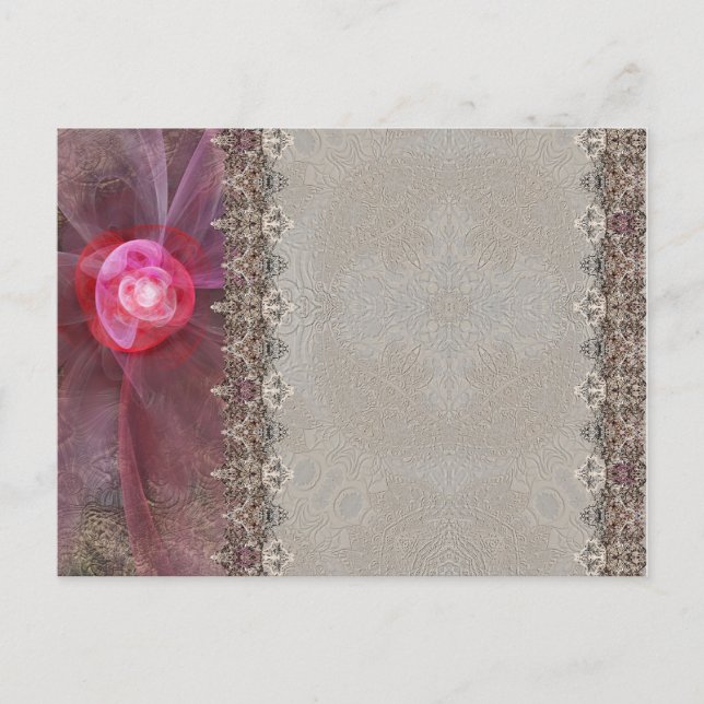 carte romantique pour félicitations et invitations (Devant)
