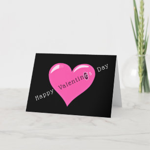 Carte romantique Saint Valentin avec Coeur d'Amour