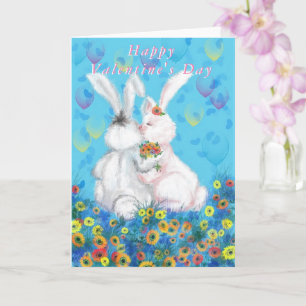 Carte romantique Saint Valentin Couple Love Kiss