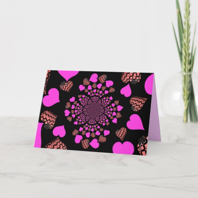 Carte Romantique Valentine (Devant)