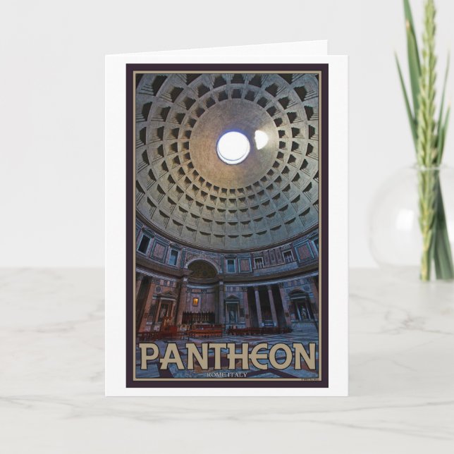 Carte Rome - Le Panthéon (Devant)