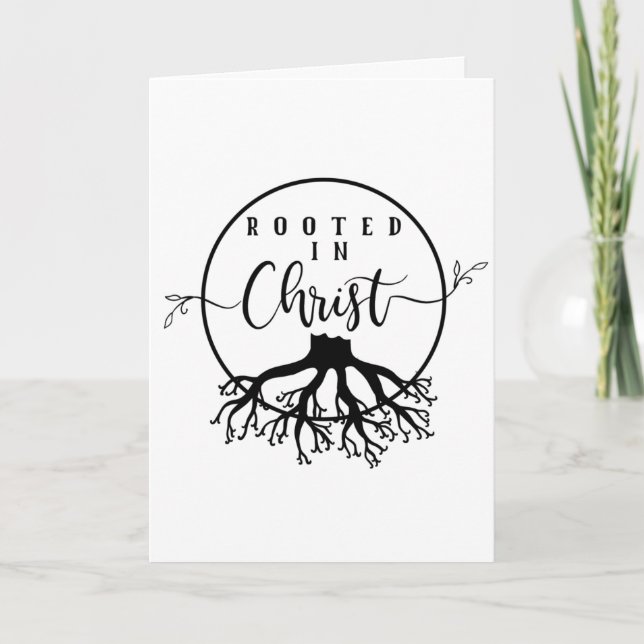 Carte Rooted in Christ (Devant)