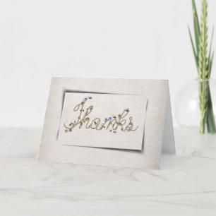 Carte Rope et Ivy Thanks