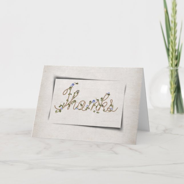 Carte Rope et Ivy Thanks (Devant)