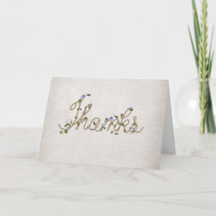 Carte Rope et Ivy Thanks