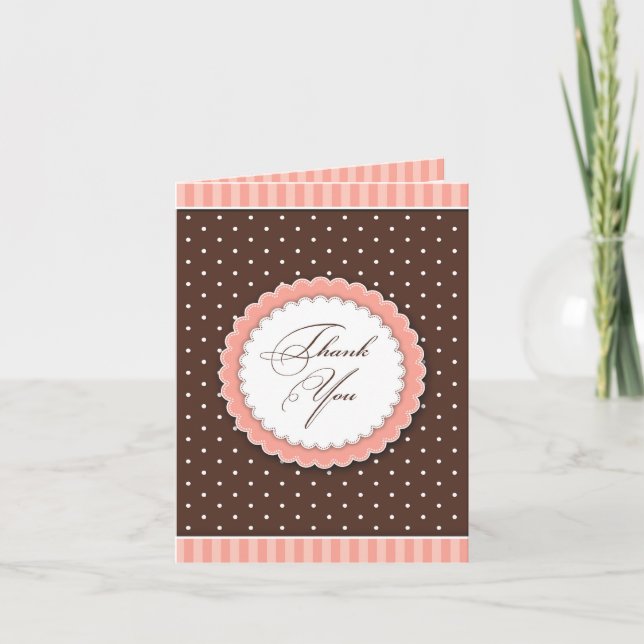 Carte rose/Brown de Merci (Devant)