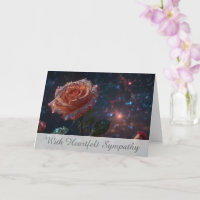 *~* Rose cosmique TV2 Sympathy Love Light Card